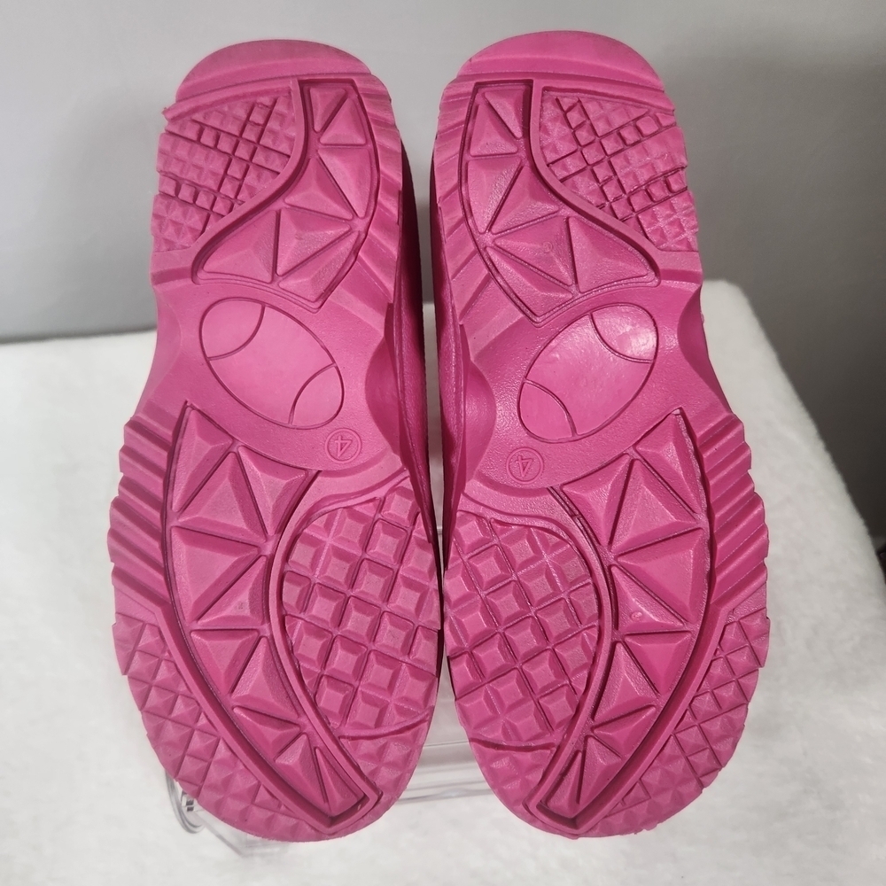 Pink Quilted Kids Snow Boots - Picture 7 of 7
